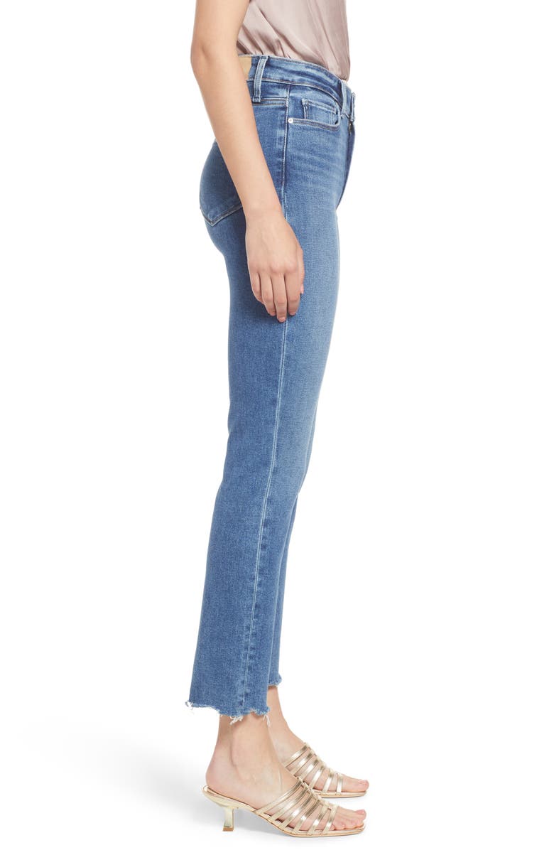 PAIGE Cindy High Waist Straight Leg Jeans, Alternate, color, 