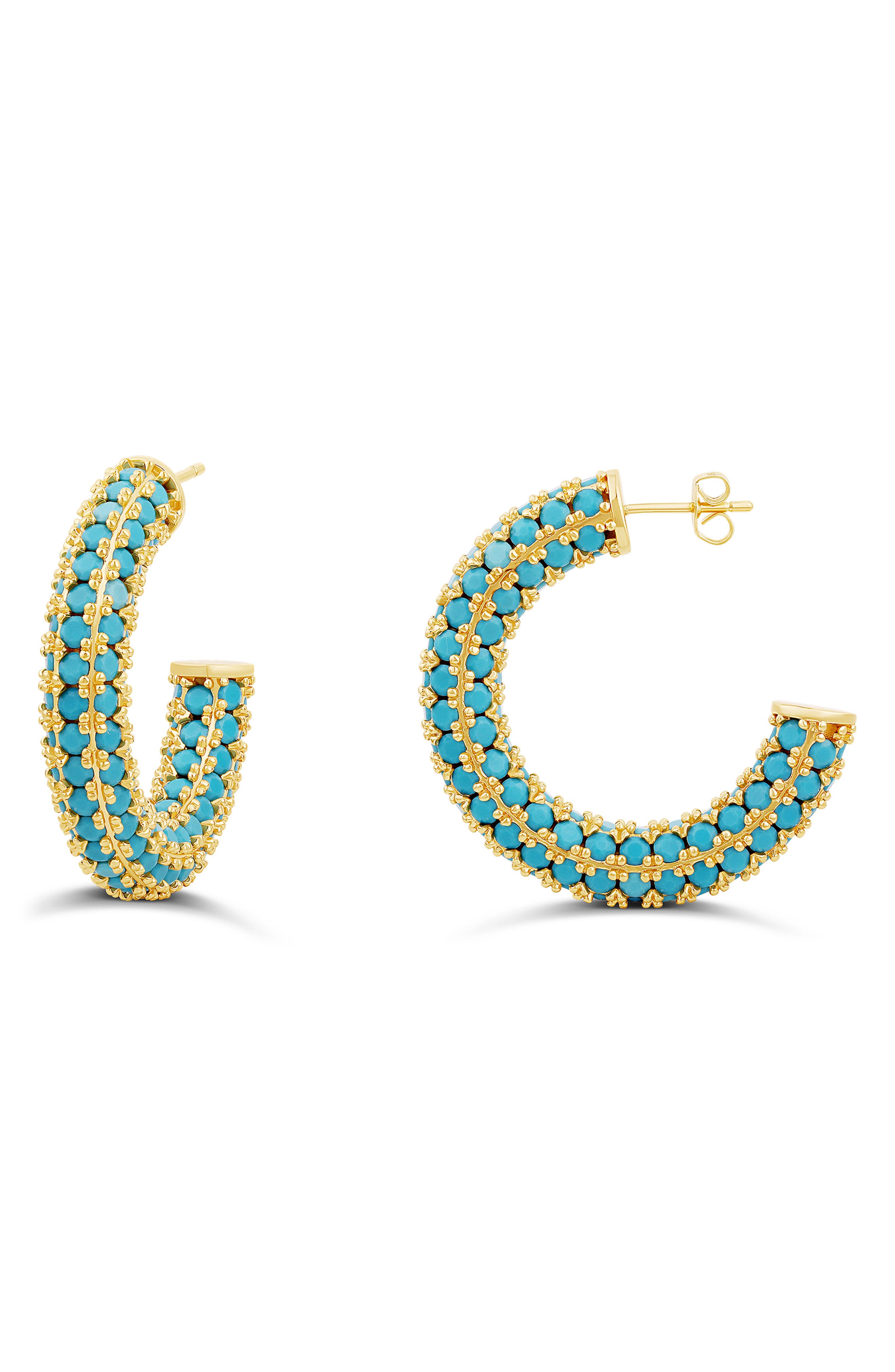 GOLD/ TURQUOISE