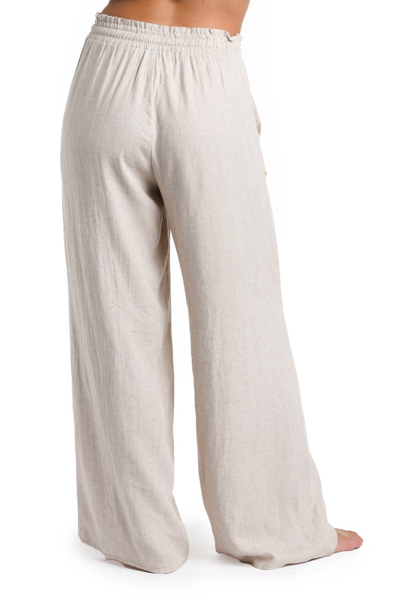 Beach Cover-Up Pants, Alternate, color, TAUPE