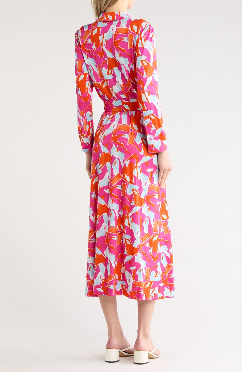DVF Sana Two Dress, Alternate, color, Island Camo Small Pink