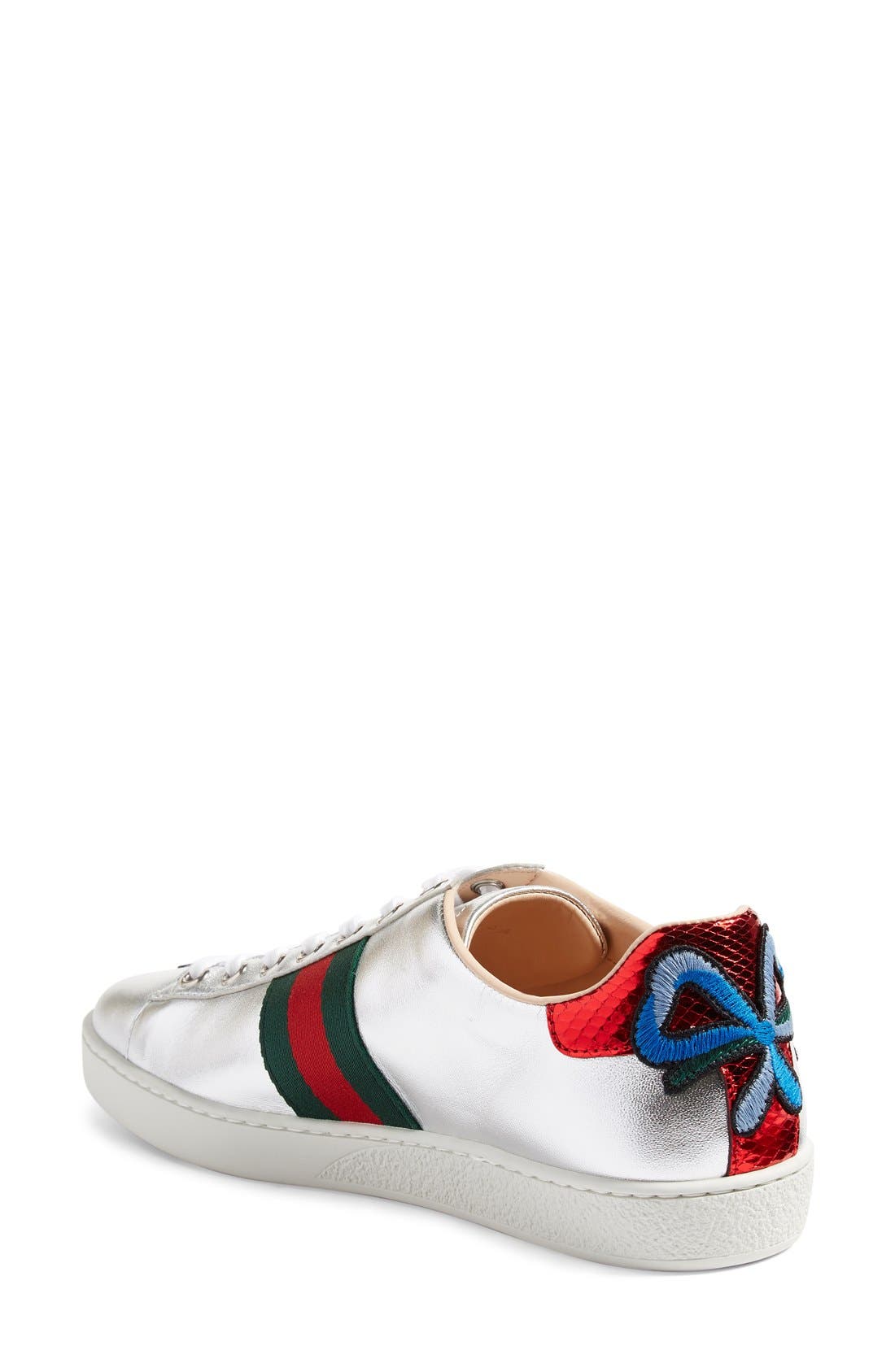 New Ace Low Top Sneaker, Alternate, color, SILVER MULTI