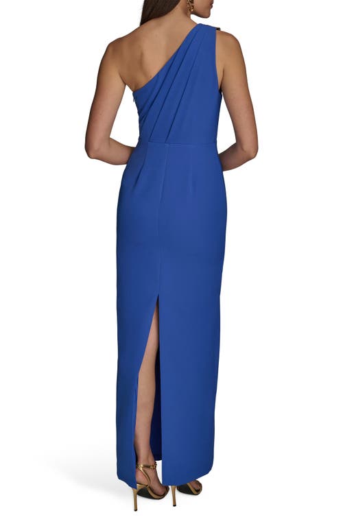 Donna Karan New York One-shoulder Gown In Marbella