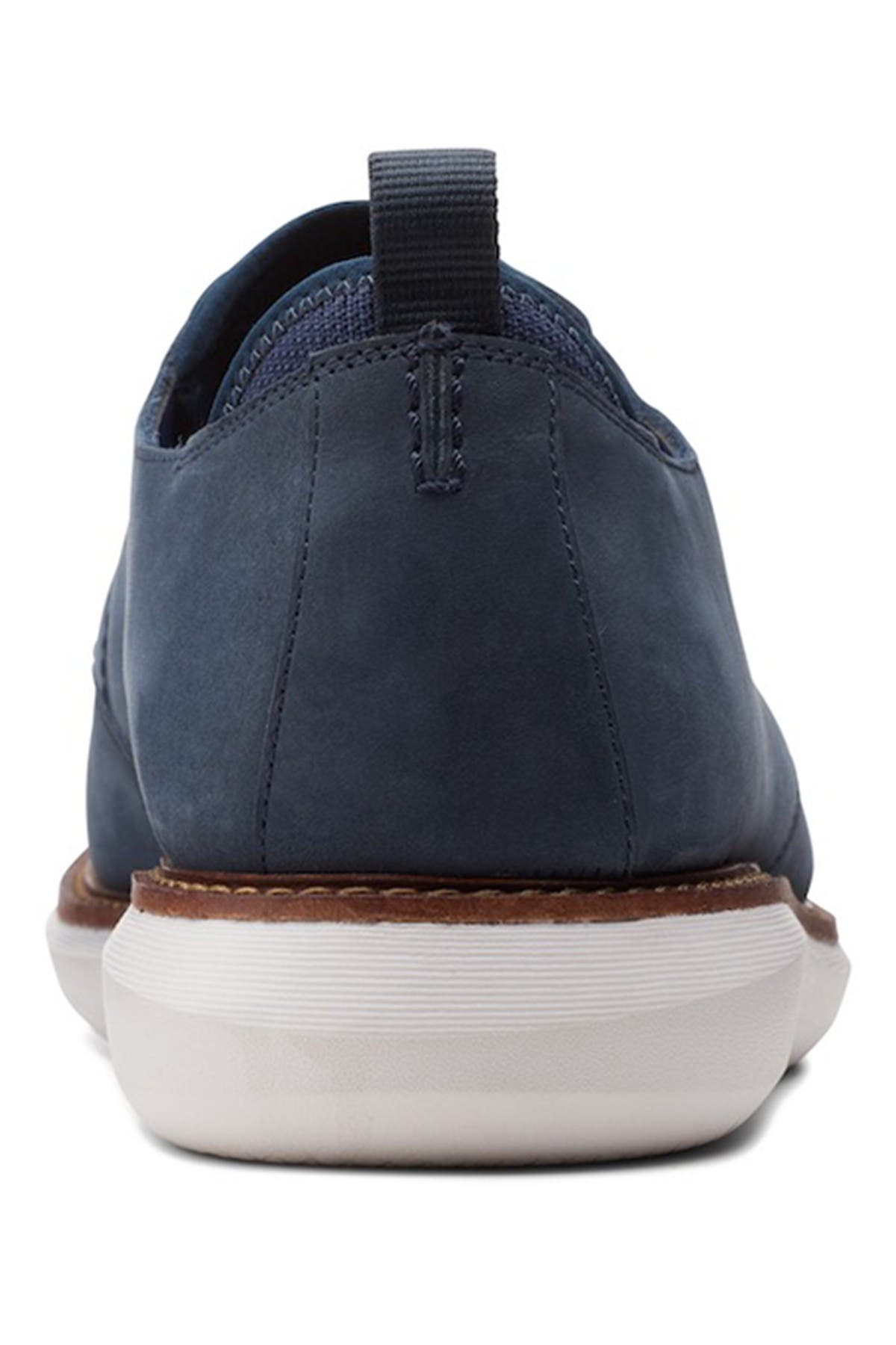 Zapatos Clarks Brantin Knit Oxford Para Hombre - Tejido Gris, Suela De EVA, Talla 44.5 EU, Comodidad Tipo Deportiva
