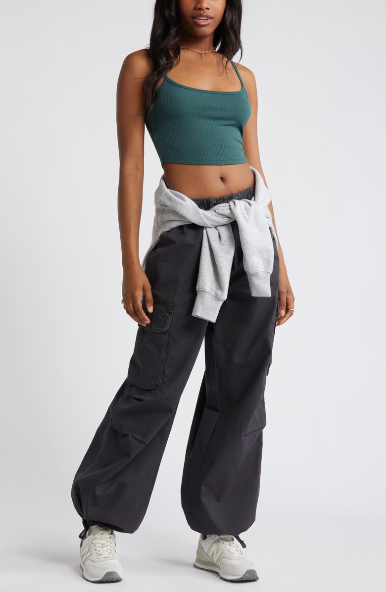 BP. Parachute Cotton Cargo Pants, Alternate, color, 