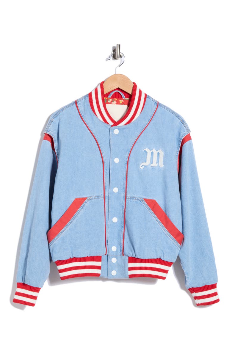 The Three Strikes Varsity Jacket, Alternate, color, GRAND SLAM