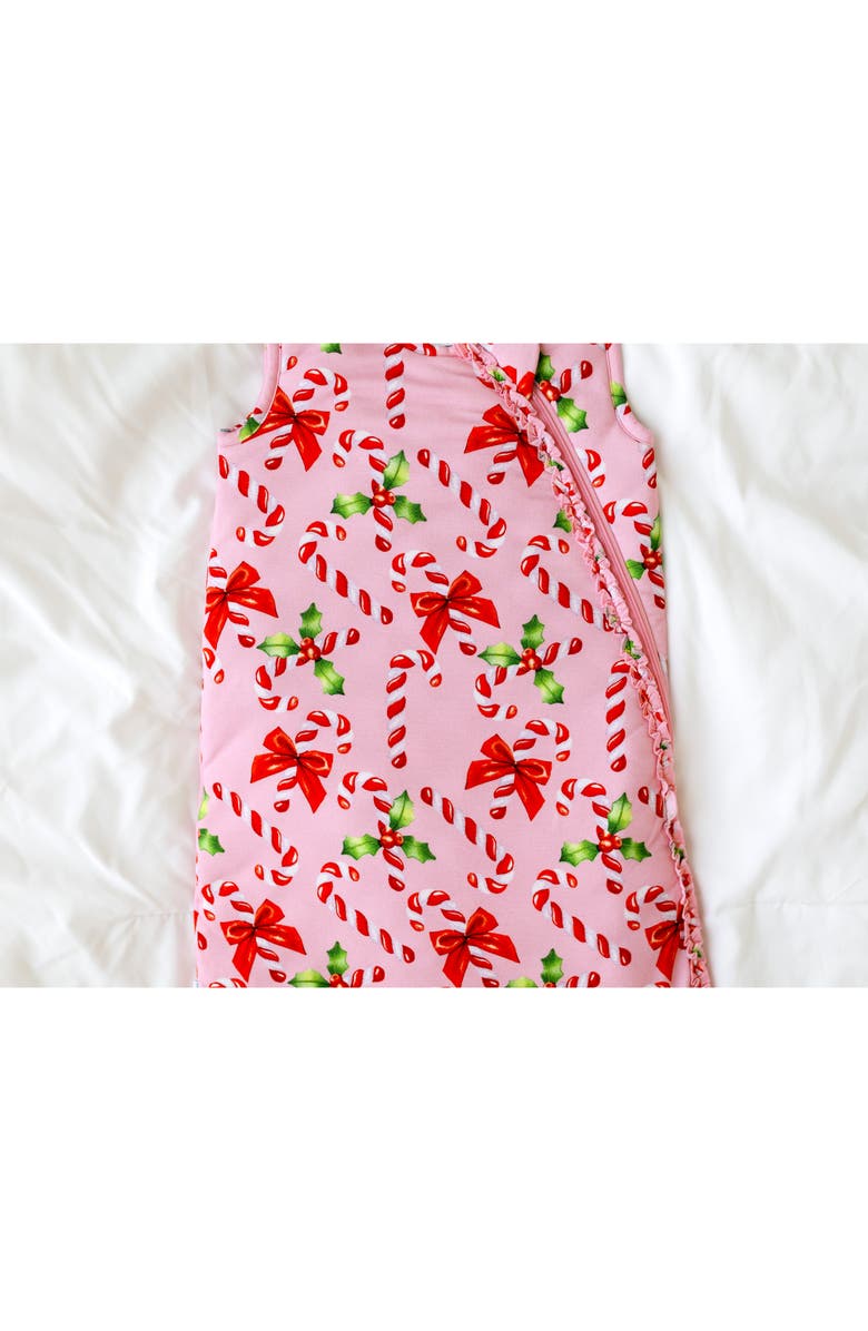 Posh Peanut Helen Candy Cane Print 2.5 TOG Weighted Wearable Blanket, Alternate, color,