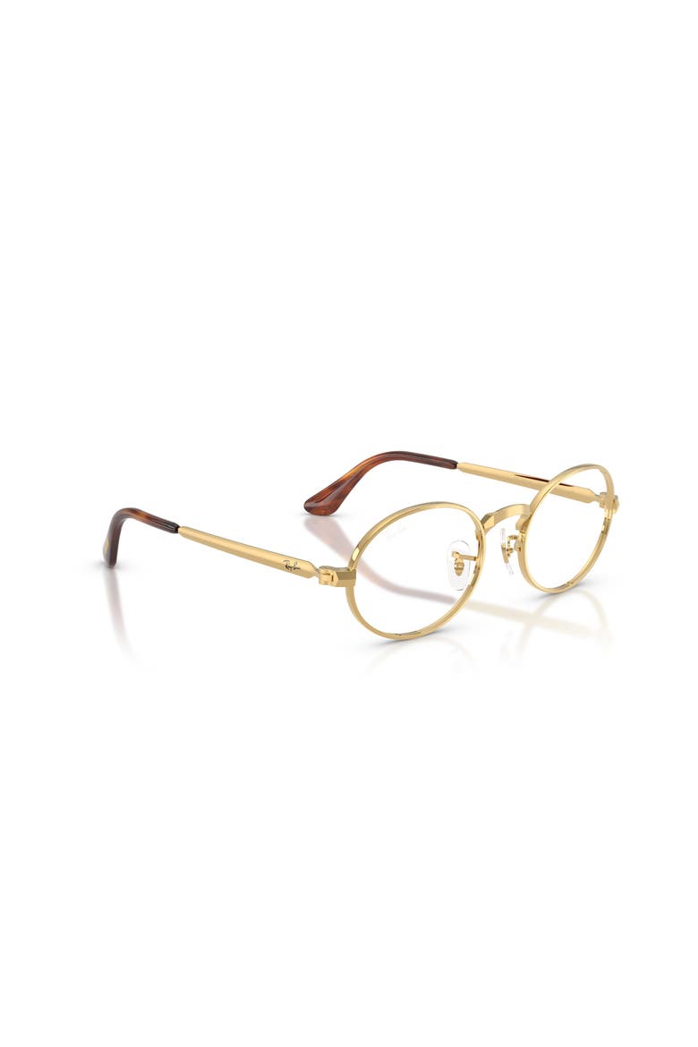 54mm Oval optical glasses, Alternate, color, Gold
