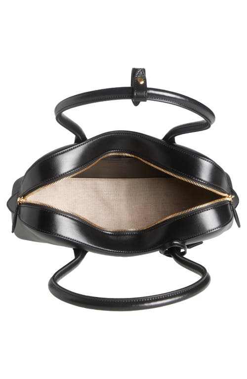 Stella Mccartney Structured Shape Shoulder Bag With Gold-tone Hardware In Black