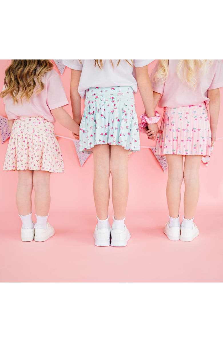 Sweet Wink Sky Blue Floral Athletic Skort, Alternate, color, Sky Blue