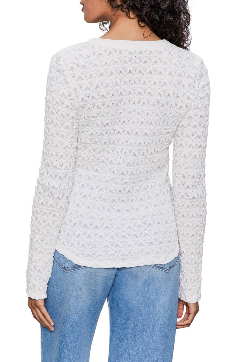 Dreamland Button-Up Top, Alternate, color, CHALK