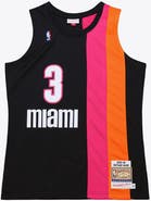 Mitchell & Ness Men's Mitchell & Ness Dwyane Wade Black Miami Heat 2005-06 Hardwood Classics Authentic Jersey
