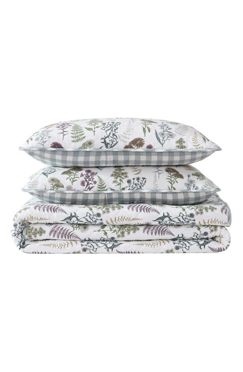 Flower Field Cotton Quilt 3-Piece Set