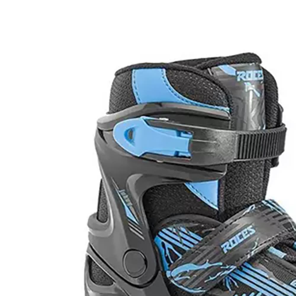 Roces Jokey 3.0 Adjustable Boys Ice Skates, Alternate, color, Black/Blue