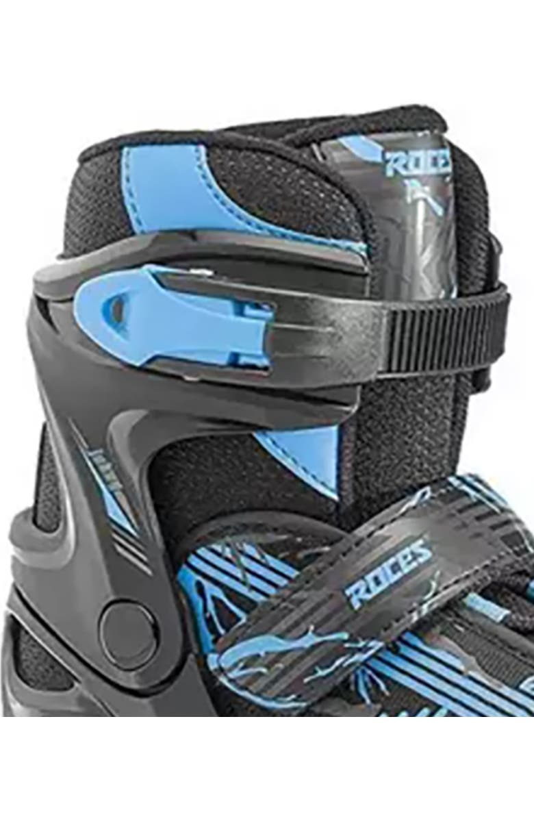 Roces Jokey 3.0 Adjustable Boys Ice Skates, Alternate, color, Black/Blue