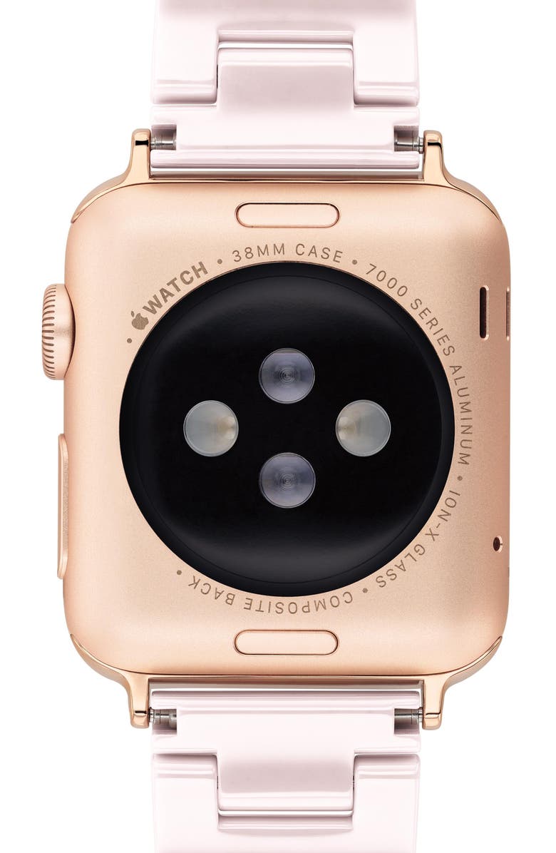COACH Ceramic 18mm Apple Watch<sup>®</sup> Bracelet Watchband, Alternate, color,