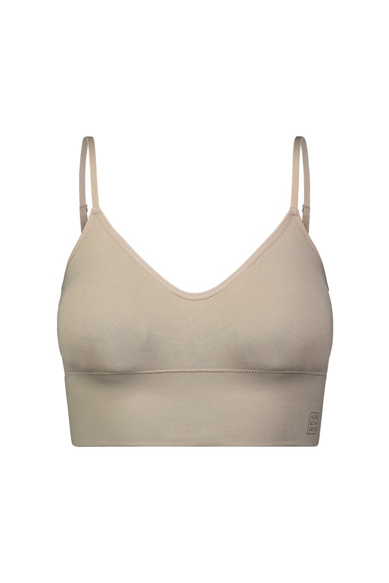 Everyday Longline Cami Bra Top, Main, color, Mushroom