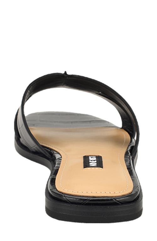 Nine West Giny Slide Sandal In Black