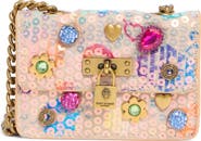 Kurt Geiger London Micro Brixton Crystal & Sequin Crossbody Bag