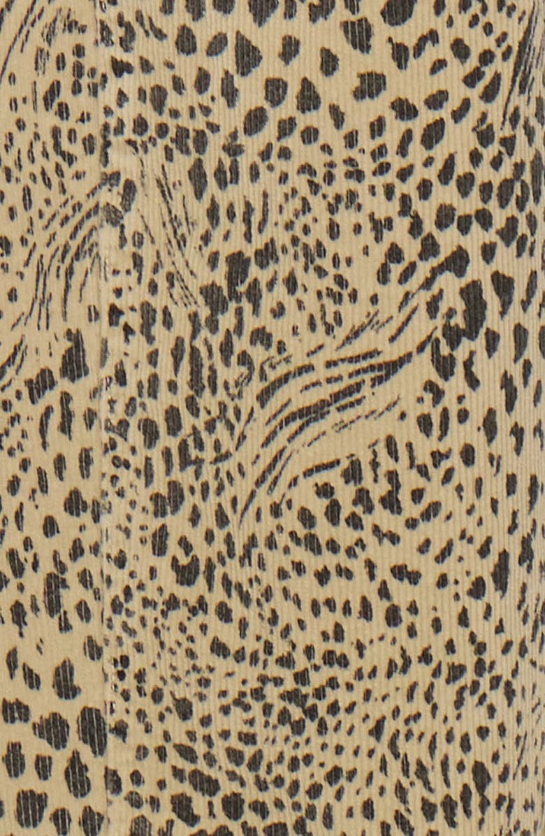 KanCan Lydia Low Slung Barrel Jeans, Alternate, color, Leopard Print