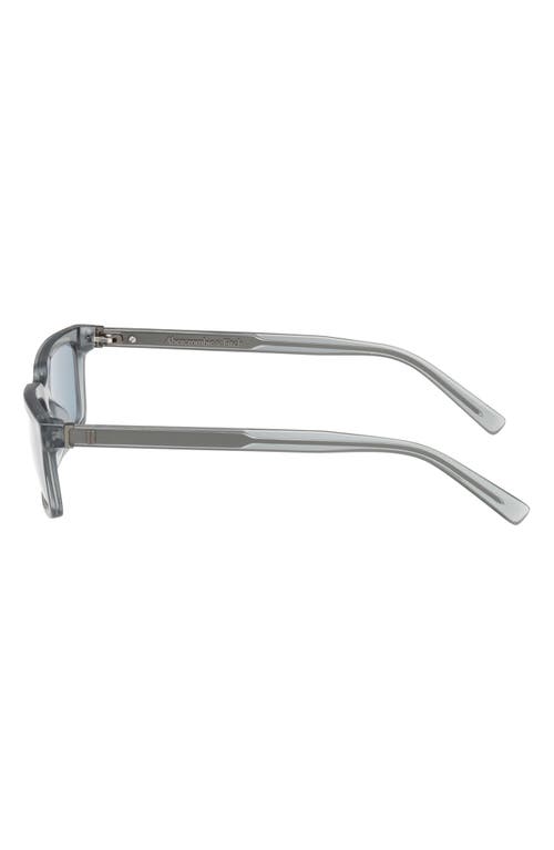 Abercrombie & Fitch 54mm Rectangular Sunglasses In Gray