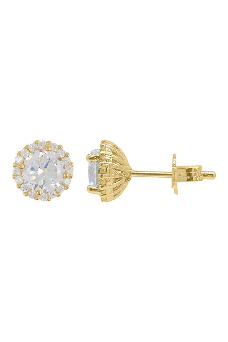 3-Piece Initial Mother-of-Pearl & Cubic Zirconia Jewelry Set, Alternate, color, GOLD-B