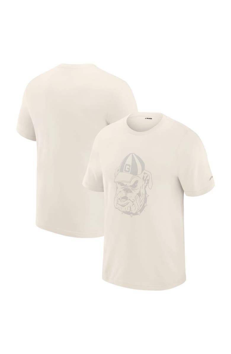 J. Palmer Men's J. Palmer  Cream Georgia Bulldogs Play Action Tri-Blend Performance T-Shirt, Main, color, Cream