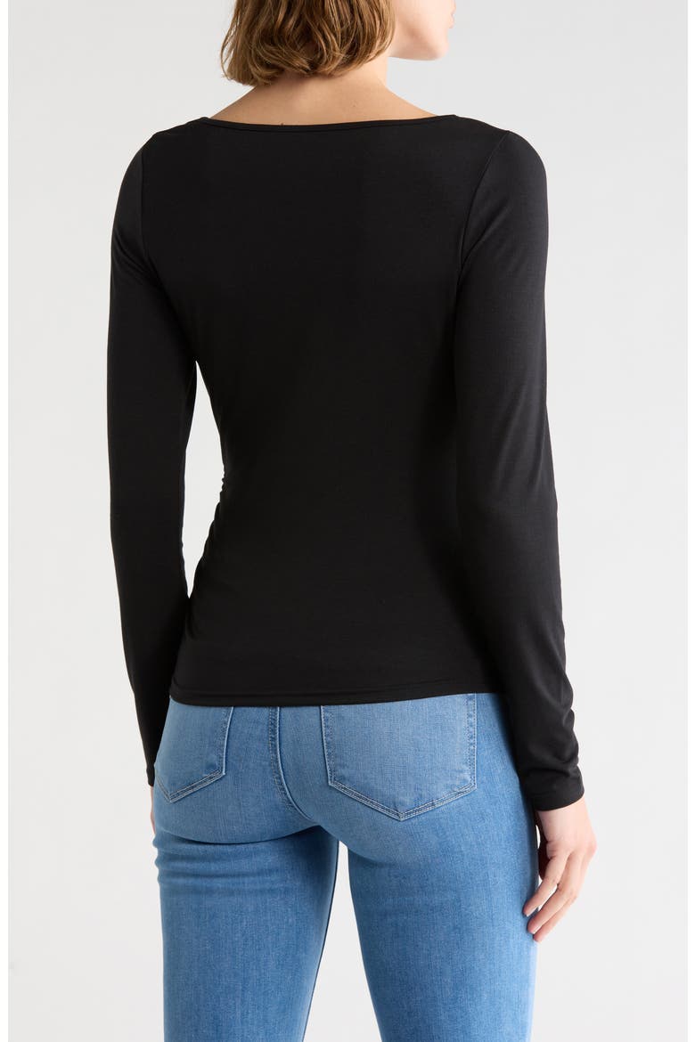 Leonna Top, Alternate, color, BLACK