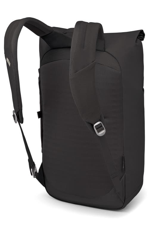 Osprey Arcane 24l Roll Top Backpack In Black