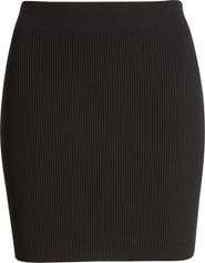Open Edit Rib Sweater Skirt