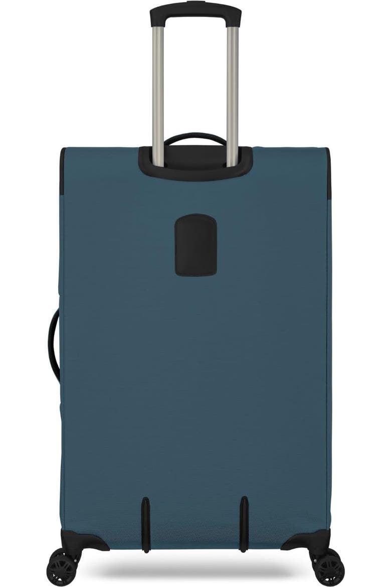 Stratford Softside 29" Large Checked Spinner Luggage, Alternate, color, Teal
