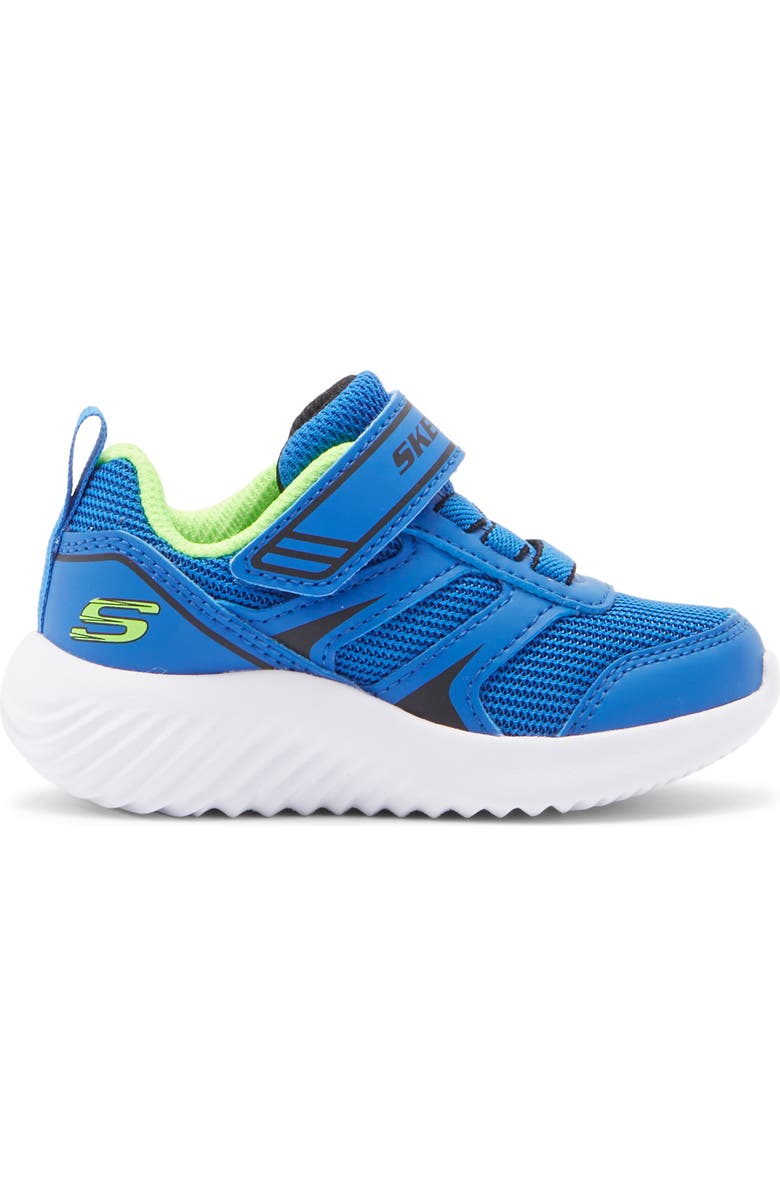 SKECHERS Kids' Bounder Sneaker, Alternate, color, Blue/Lime