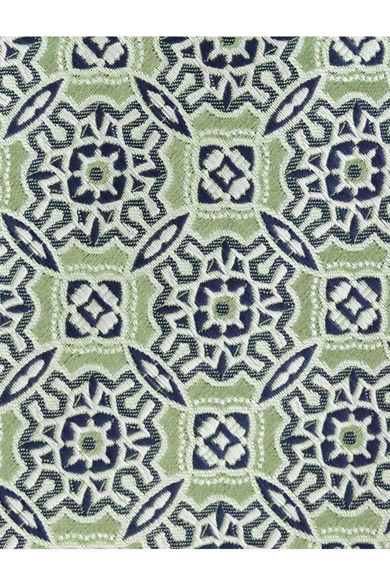 Big & Tall Modern Geometric Tie, Alternate, color, GREEN