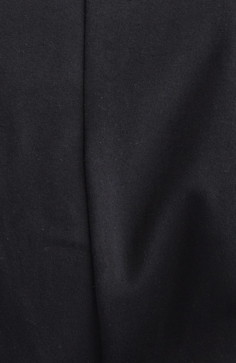 Alexander Wang Ruched Zip Knit Minidress, Alternate, color, Black