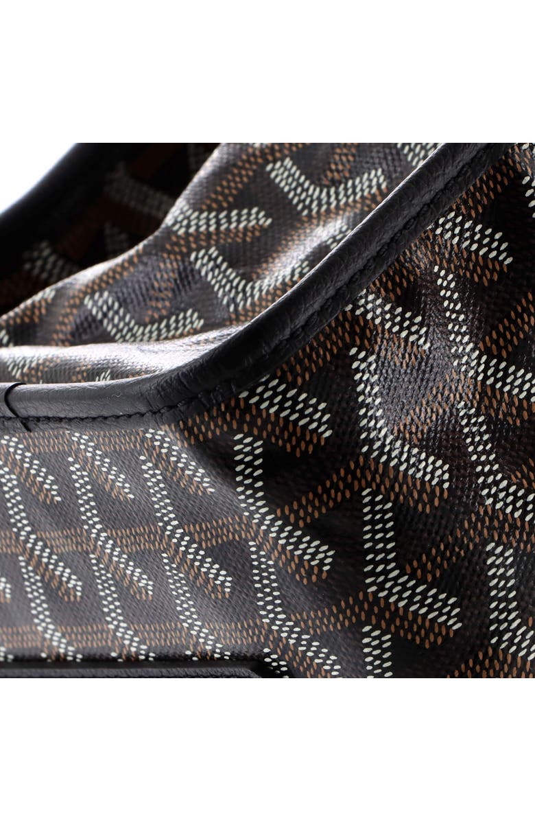 Pre-Owned Goyard Saint Leger Briefcase Backpack Coated Canvas, Alternate, color, Black