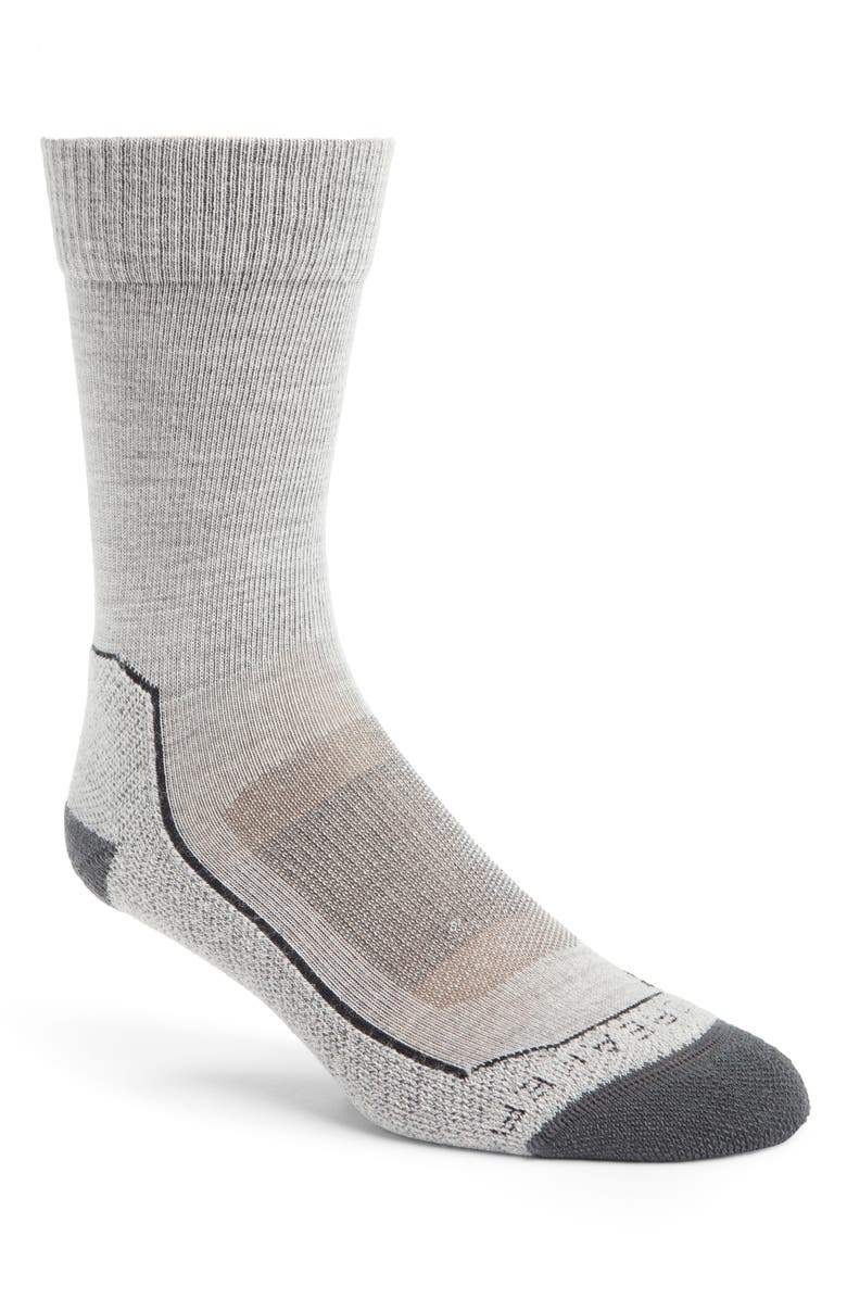 Icebreaker Hike+ Medium Wool Blend Crew Socks, Main, color, 