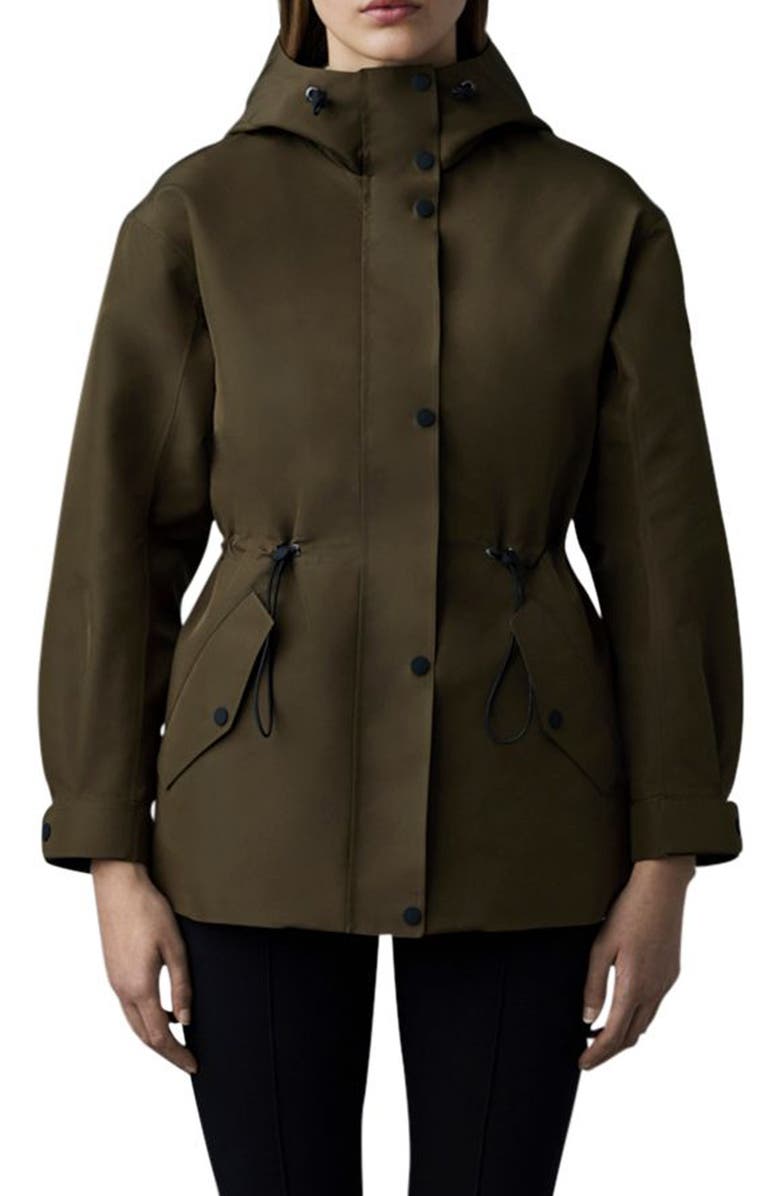 Mackage Carrie Hooded Water Resistant & Windproof Recycled Polyester Jacket with Removable Liner, Main, color, 