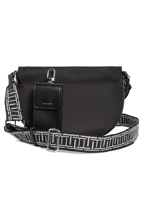 TAHARI TAHARI MARCY EXPANDABLE CRESCENT CROSSBODY BAG