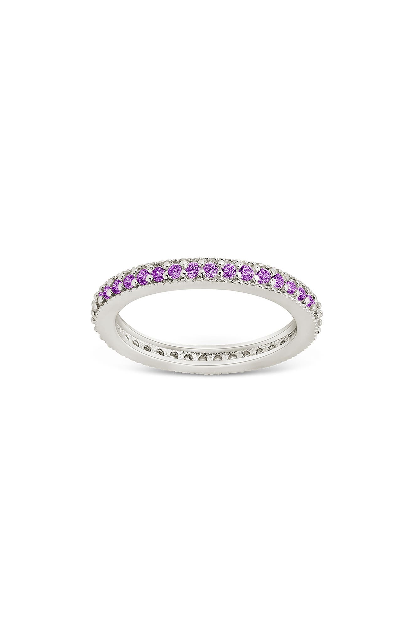 SILVER/ AMETHYST