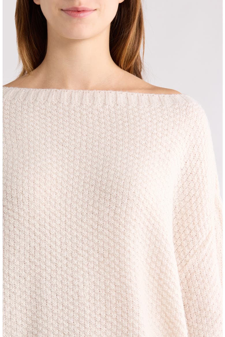 Wren Off the Shoulder Sweater, Alternate, color, IVORY