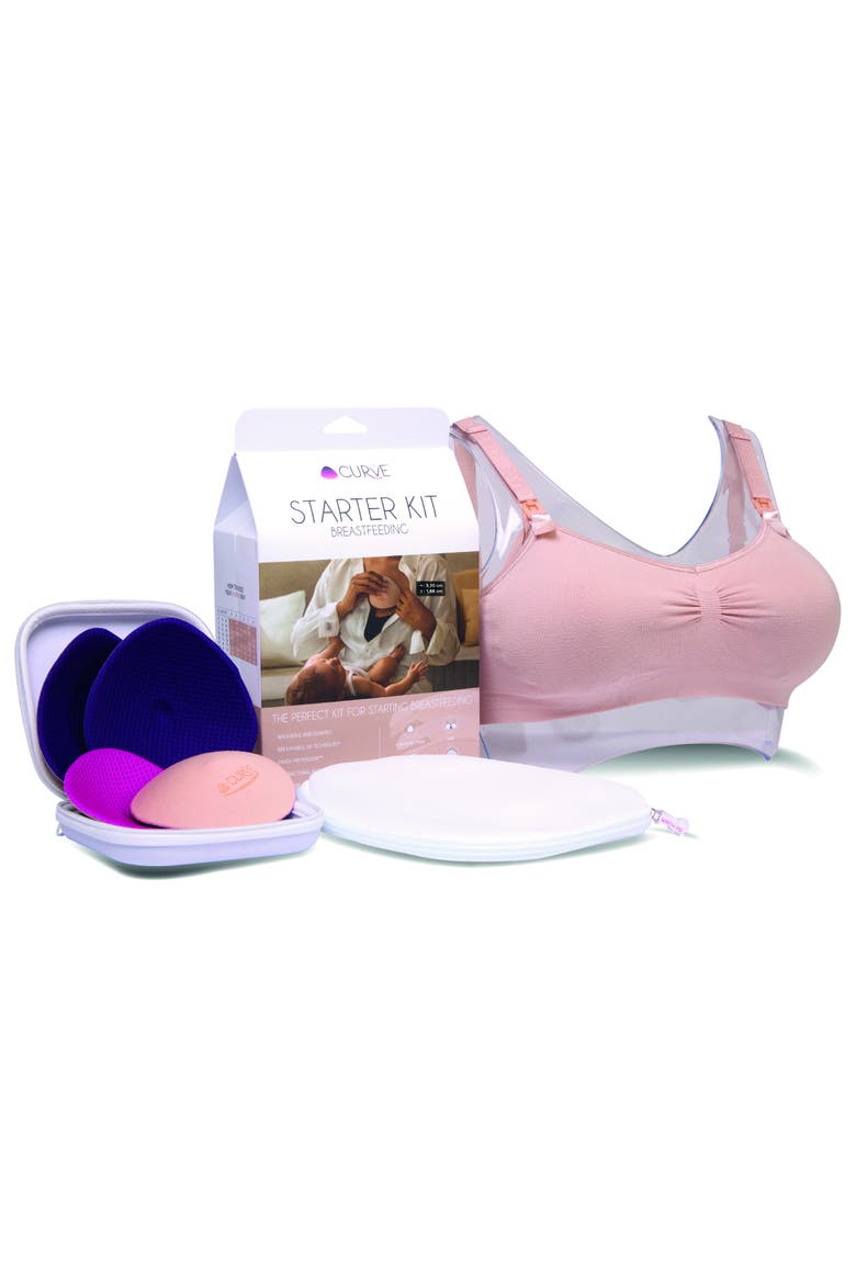 Curve Breastfeeding Starter Kit, Main, color, Beige