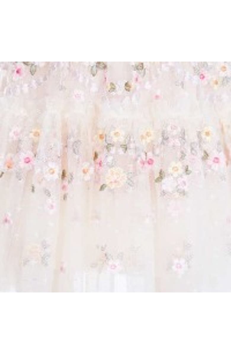 Needle & Thread Garland Ribbon Baby Dress, Alternate, color, Cream/Multi