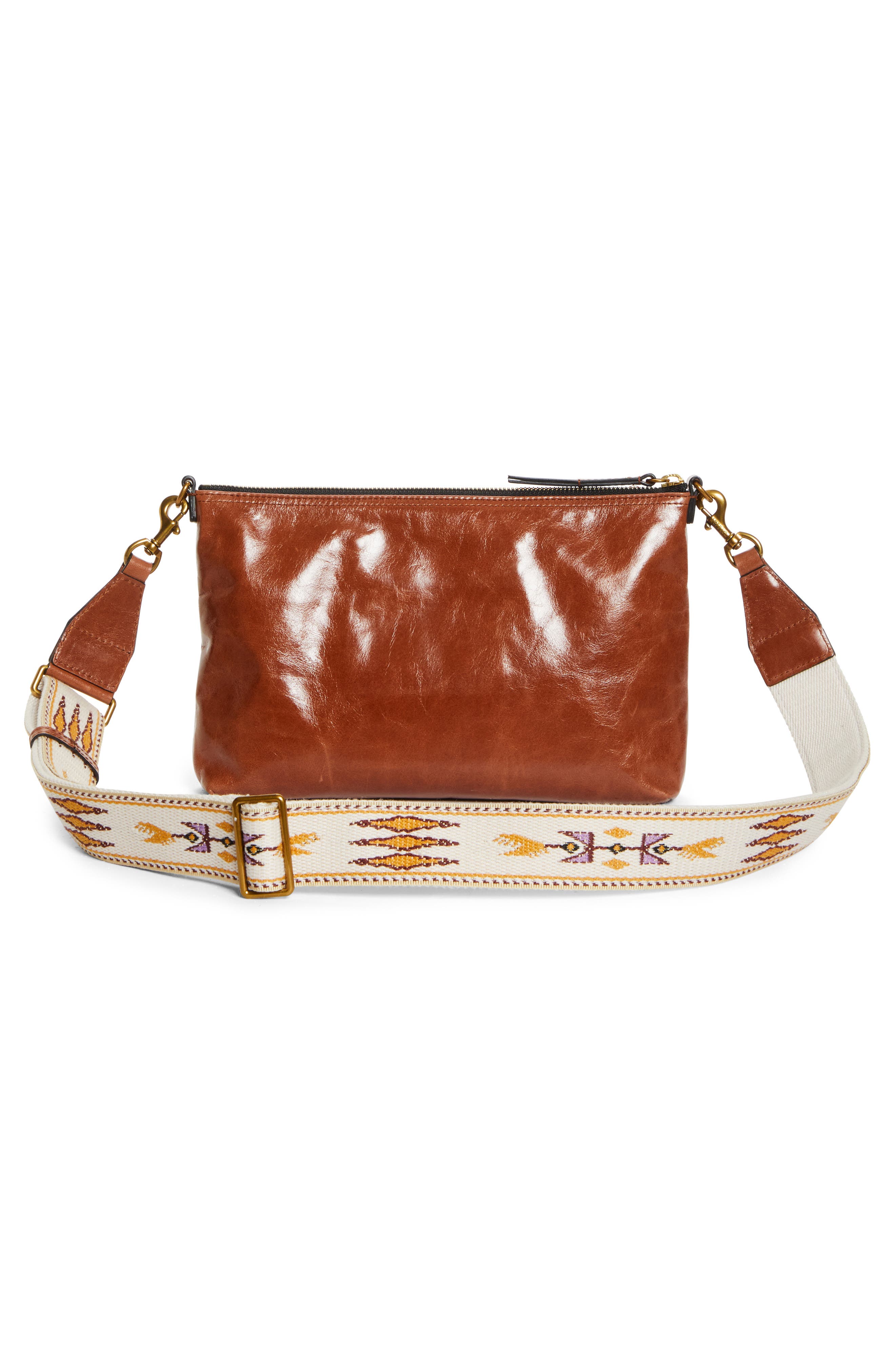 Isabel Marant Nessah Wardy Leather Shoulder Bag, Alternate, color, 