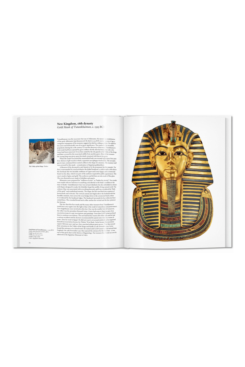 Egyptian Art Book, Alternate, color, White