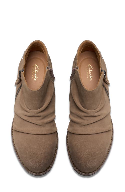 Clarks ® Nissini Top Waterproof Leather Ankle Boot In Brown