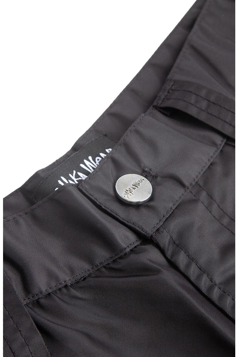 Nylon Double Knee Pants, Alternate, color, Black