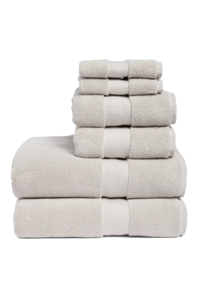 Organic Hydrocotton 6-Piece Towel Set $144 Value, Main, color, GREY VAPOR