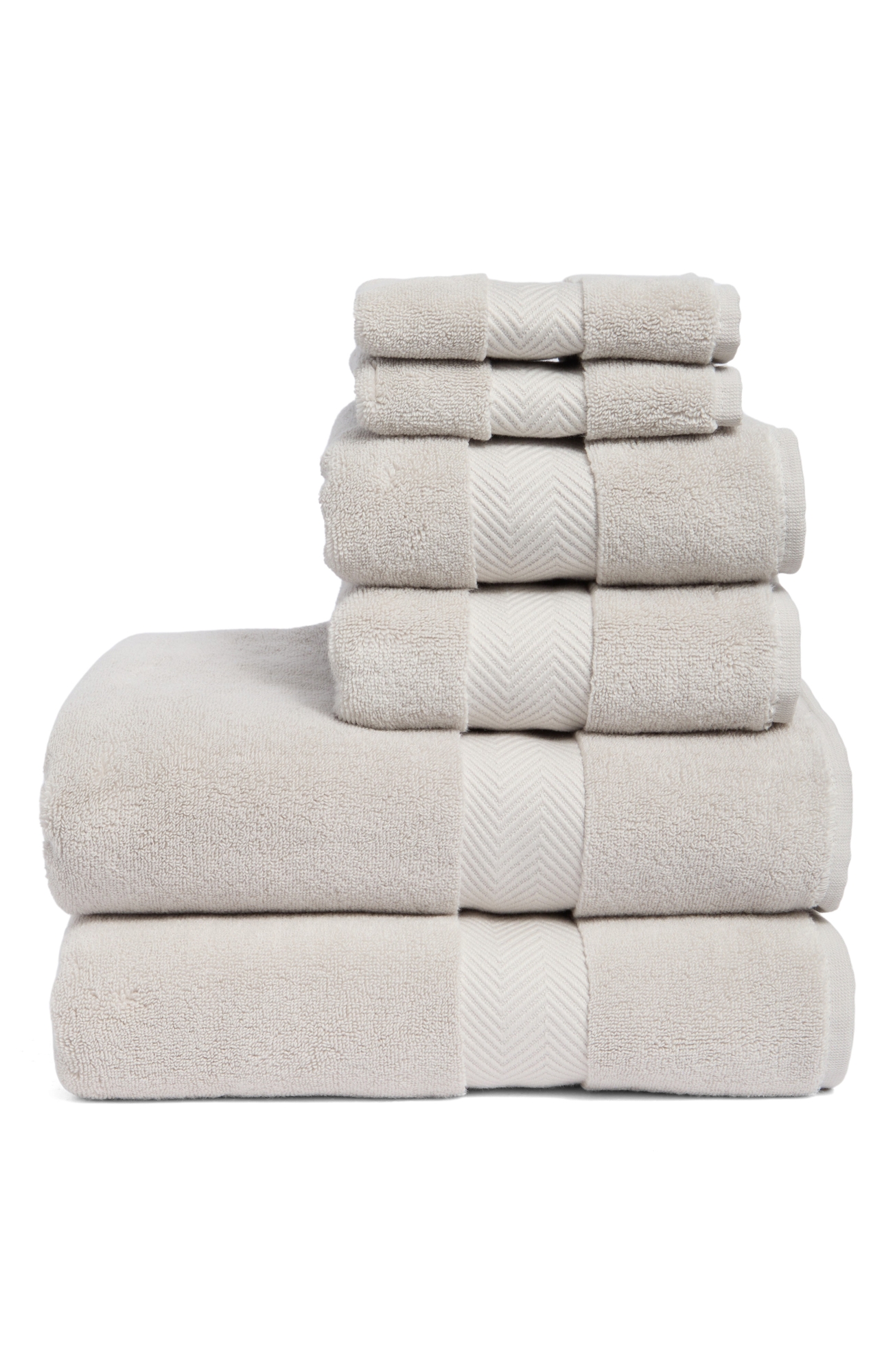 Nordstrom Organic Hydrocotton 6-Piece Towel Set $144 Value - White, 6 Piece Set