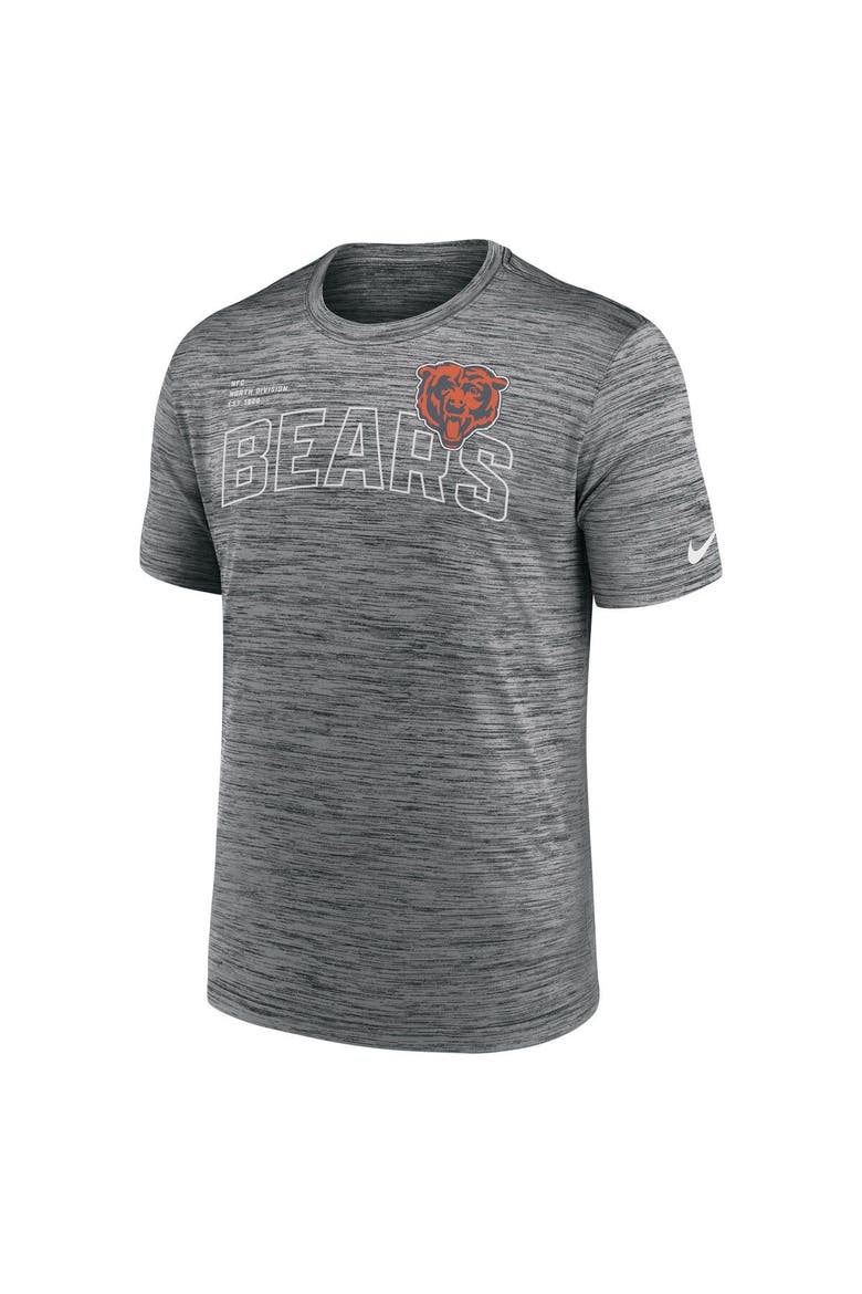 Men's Nike  Anthracite Chicago Bears Velocity Arch Performance T-Shirt, Alternate, color, Anthracite