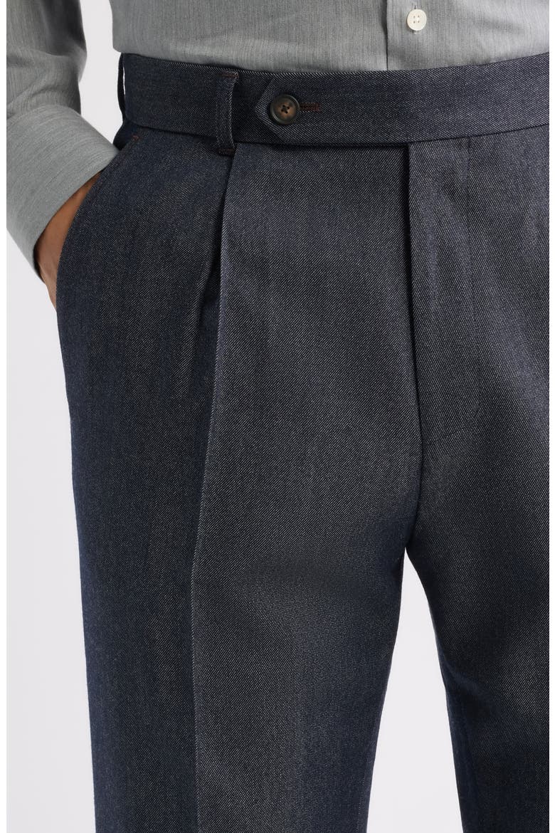 Perino Pleated Dress Pants, Alternate, color, DARK BLUE
