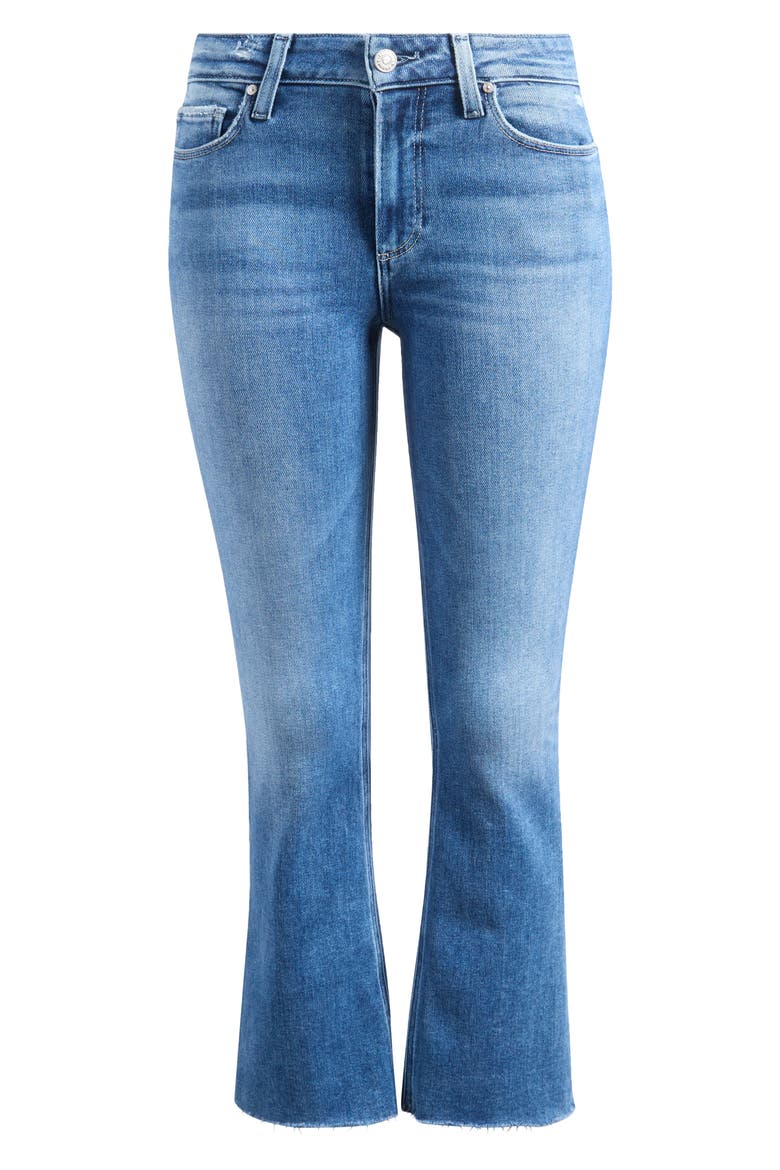 Colette Raw Hem Crop Flare Jeans, Alternate, color, WESTMINSTER DISTRESSED